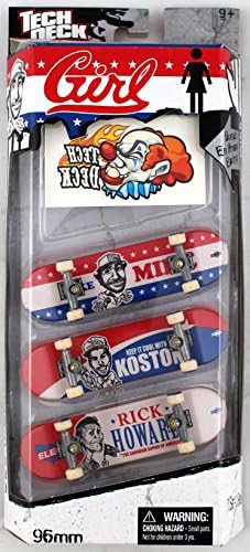 3 TECH DECK FINGERBOARDS 96mm and STICKERS - GIRL BOARDS - Retired - New