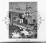 State Dining-Room,Pierce Administration,1853-1857,table