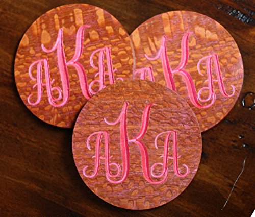 Handcrafted Personalized Wood Drink Coasters