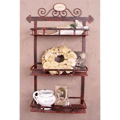NOSTALGISCHES K�CHENREGAL METALL REGAL SHABBY VINTAGE HOME PALAZZO EXCLUSIV