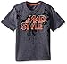 New Balance Boys' Big Short Sleeve Athletic Graphic T-Shirt, Charcoal, 18-20