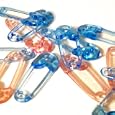 Crystal Effect Mini Nappy Pins'