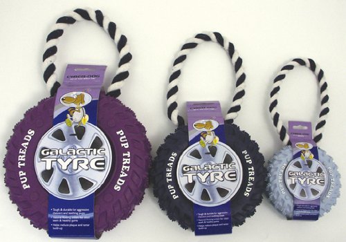 Cyber-Dog Dog Toy Galactic Tyre Small 10cm
