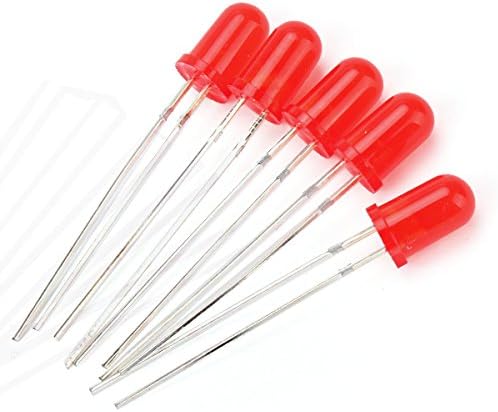 5mm Red Ultra Bright Diffused LED Light Lamps 5000mcd durable Pack of 1000