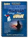 Eastern Upper Peninsula Michigan Fishing Map Guide