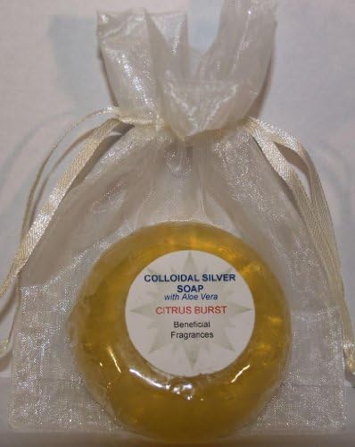 Colloidal Silver Soap, All Natural, Handmade, Citrus Burst