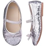 ジンボリー GYMBOREE/ スパークル バレエ フラット シルバー スパークル シューズ 13cm【並行輸入】