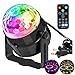 Party Disco Ball Dj Dance Lights Disco Strobe Rave Sound Activated Projector Effect Stage Light Remote Control for Birthday Xmas Wedding Bar Kids Christmas Glow Party