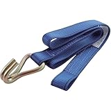 ベルト荷締機取り替えベルト固定側 1m×幅35mm フック JNK35-J10/ラッシングベルト【JSH】