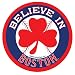 Believe in Boston (Red Clover) Sticker