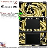 Nintendo DSi Skin Alecias Swirl 02 Yellow WraptorSkinz Skins (DSi NOT INCLUDED)