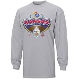 Nike Kansas Jayhawks Ash 2008 Orange Bowl Bound Long Sleeve T-shirt