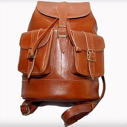 Leather back bag - Large ( 40 cm OR 16 inches )