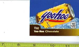 Amazon.com : Medium Square Size Yoo Hoo CAN Soda Vending Machine Flavor Strip, Label Card, Not a ...