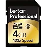 Lexar Media Professional 4GB 133x Speed SD Card