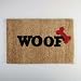 Tag 21064 Woof Dog Welcome Doormat