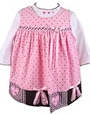 Fall Winter Rare Editions Baby Girls Pink Ballet Slippers Jumper Dress