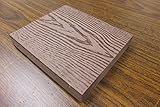 人工木材Eee-Deck イーデッキ　（無垢材 139mm×22mm×2m）/腐りに強くメンテナンスフリー (ライトブラウン)