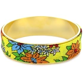 Nugaard Alegria Stackable Bangles with Rosie Fabric Wrap