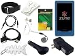 TPA- 11 Items Premium Accessory Combo for Microsoft Zune HD 16GB / 32GB Series (includes: Universal Car Charger + Universal Wall Charger + usb data straight cable + Blue Silicone Skin Case + Adjustable Armbrand + Belt Clip + Screen Protector +3.5mm~3.5mm straight Auxiliary mp3 cable + White Stereo Headphone & Fishbone style Keychain)