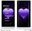 Zune HD Skin - Glass Heart Grunge Purple by WraptorSkinz