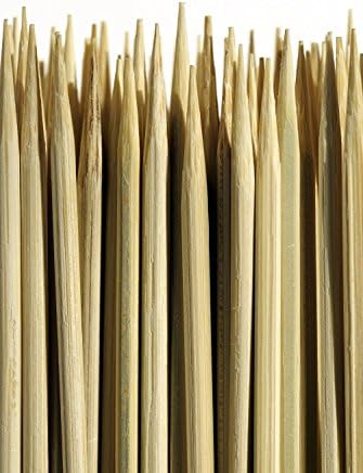 16 Inch Bamboo Skewers Kabobs / Barbecue / Marshmallow (16 Inch X 0.3 Inch) 200 Piece