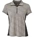Tail Womens Short Sleeve Convertible Collar Jacquard Zip Polo