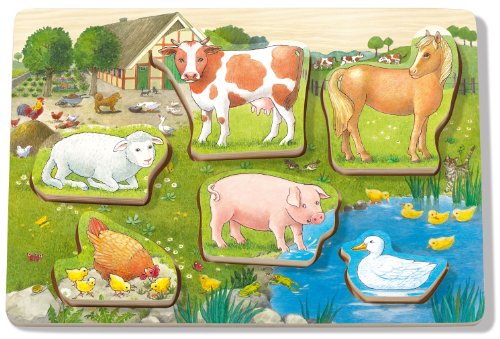 Imagen 1 de Ravensburger ministeps 04382 La granja - Puzzle encajable