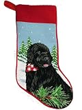 Newfoundland Dog Needlepoint Christmas Stocking