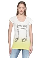 Diesel Camiseta Castelfranco (Blanco / Amarillo)
