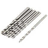 uxcell 3.0mm x 35mm ストレート　シャンク HSS 金属ドリル　ツイストドリル 10個