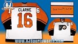 BOBBY CLARKE Philadelphia Flyers SIGNED CCM Retro Hockey JERSEY