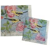 6 Pack Luncheon Paper Napkins Floral Designs