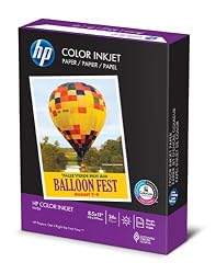 HP Color Inkjet Paper, 96 Brightness, 8.5 x 11 Inches, 500 Sheets (20200-0)