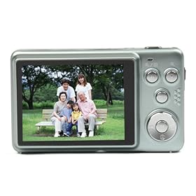 5MP CMOS Compact Digital Video Camera w/ 4X Digital Zoom/SD Slot (2.7 TFT LCD)