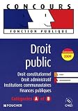 Droit public : Cat�gorie A et B