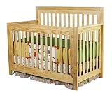 Mia Moda Jillian 4 in 1 Kingston Convertible Crib, Natural