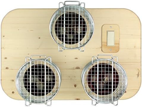 Pocket Sauna Near Infrared Light Panel (INTERNATIONAL), 3 Lamp, Pine