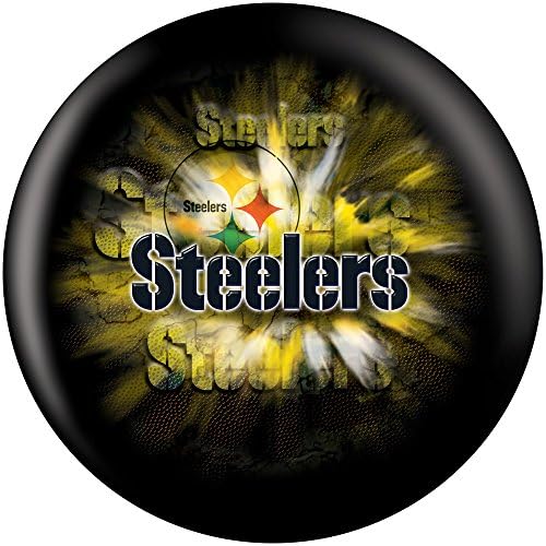 NFL Pittsburgh Steelers OnTheBall Bowling Ball, 16-Pounds