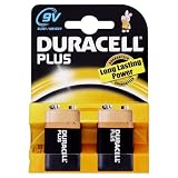 Duracell Plus MN1604 Alkaline 9 V Battery - 2-Pack