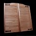Cafe Doors (Prefit for 32" Finished Opening) Customized with Hand Hammered Iron Accents: Saloon Western Style Swinging Wood Bar Door Made of Exotic Hardwood