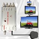 4 Way CATV Cable TV Amplifiers HDTV Signal Booster 220V