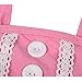 PGXT Girl One-Piece Falbala Swimwear Bathing Suit Bikini Swimsuit With Hat Pink
