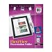 Avery Flexi-View Two-Pocket Polypropylene Folder, Translucent Black, Two per Pack (47847)