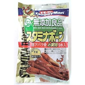 【クリックで詳細表示】ドギーマン スタミナボーン 豚アバラ 9本入