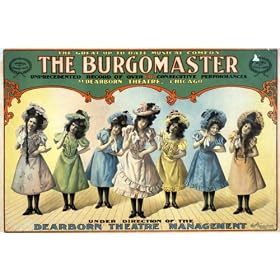 Promotional Poster for 'The Burgomaster' Musical Comedy, Chicago's Dearborn Theatre, ca. 1899 - Delightful 16"x20" Photographic Print from the Library of Congress Collection