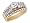 Diamond Engagement Ring & Wedding Band Set 1 Carat (ctw) in 14K Yellow Gold, Size 4.5