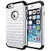 iPhone 6S Case, Cimo [Shockproof] Apple iPhone 6S Case Heavy Duty Shock Absorbing Hybrid Stud Rhinestone Bling Dual Layer Protection Cover for Apple iPhone 6S / 6 - White