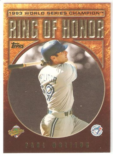 2009 Topps Ring Of Honor - Paul Molitor - Toronto Blue Jays (Baseball Cards) - In Protective Display Case