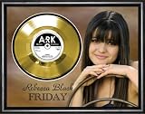 Rebecca Black “Friday” Framed Gold Record A3